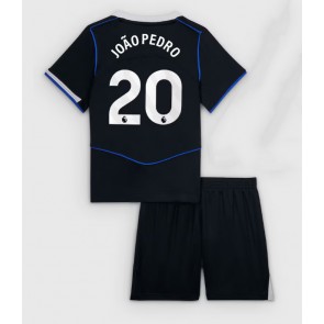 Chelsea Joao Pedro #20 Tredjeställ Barn 2025-26 Kortärmad (+ Korta byxor)